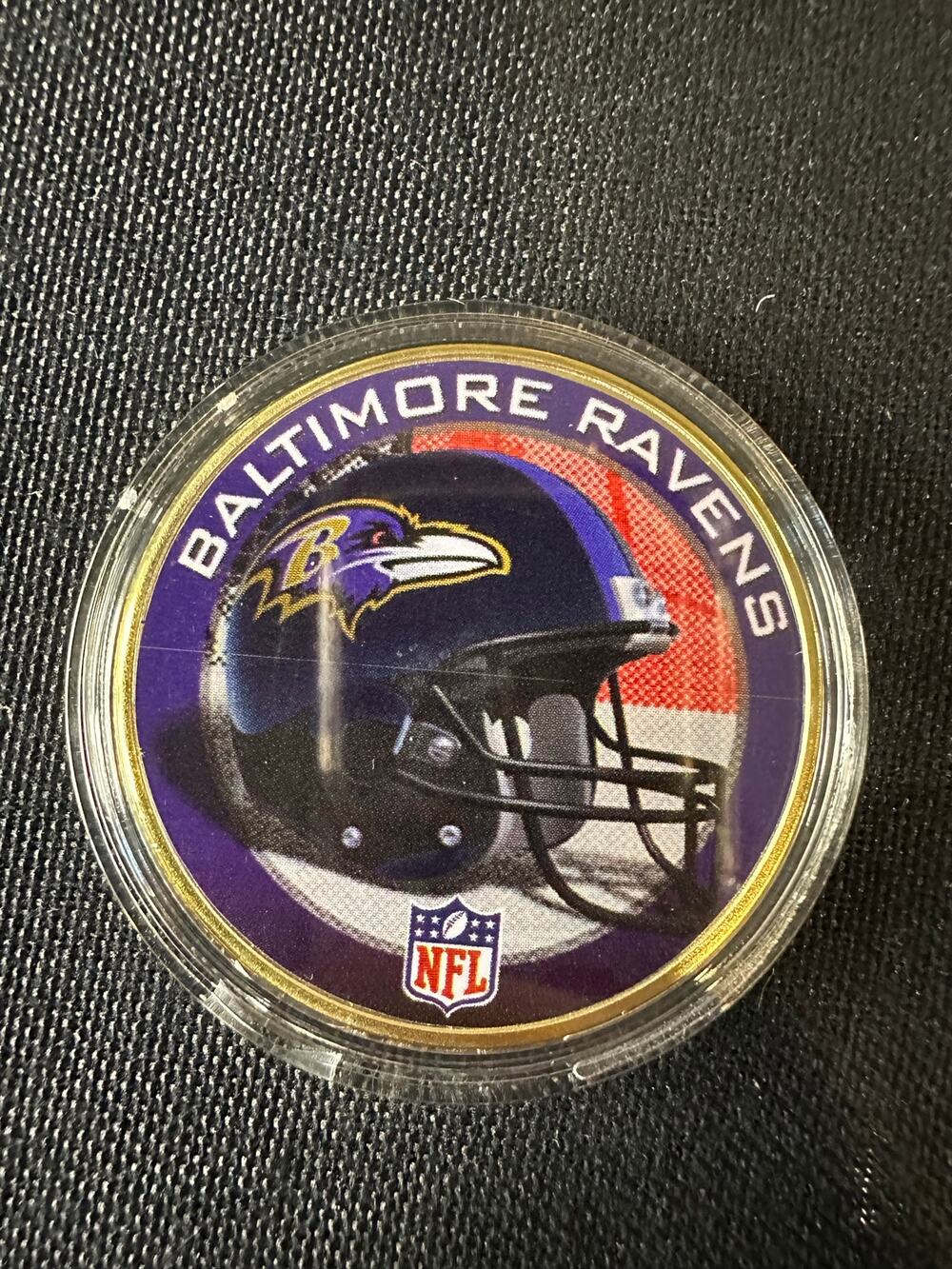 Baltimore Ravens Old School Helmet Collectible Coin NFL Football
